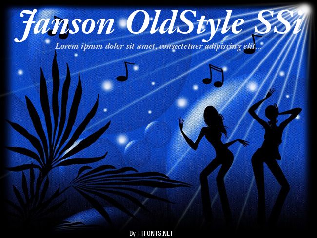 Janson OldStyle SSi example